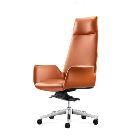 เก้าอี้ผู้บริหารหนังแท้ DF PROCHAIR รุ่น Rise Chair สีน้ำตาล_2